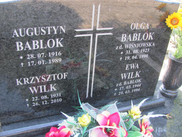 Krzysztof Wilk 1931 Katowice  Bogucice Bonifratrów - Grobonet - Wyszukiwarka osób pochowanych
