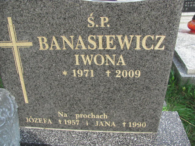 Iwona Małgorzata Banasiewicz 1971 Katowice  Bogucice Bonifratrów - Grobonet - Wyszukiwarka osób pochowanych