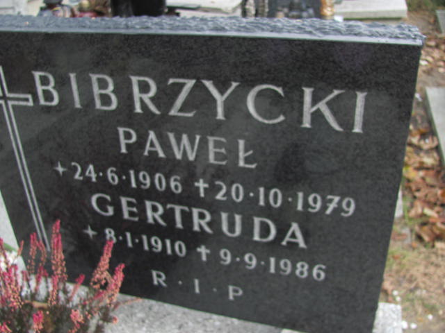 Gertruda Bibrzycka 1910 Katowice  Bogucice Bonifratrów - Grobonet - Wyszukiwarka osób pochowanych