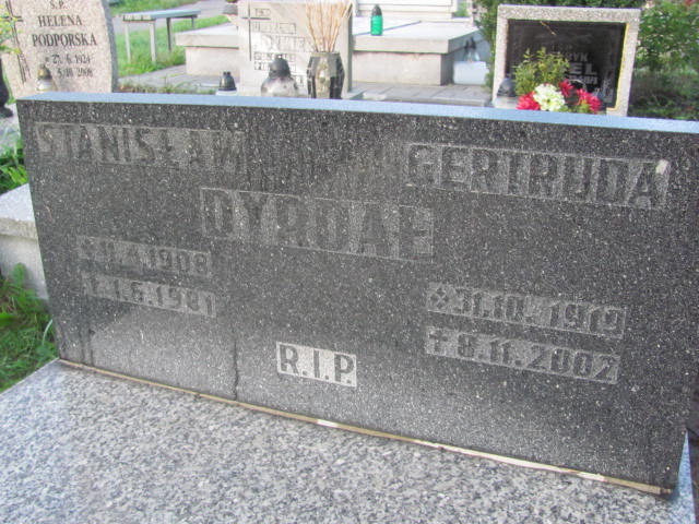 Stanisław Dyrdał 1908 Katowice  Bogucice Bonifratrów - Grobonet - Wyszukiwarka osób pochowanych